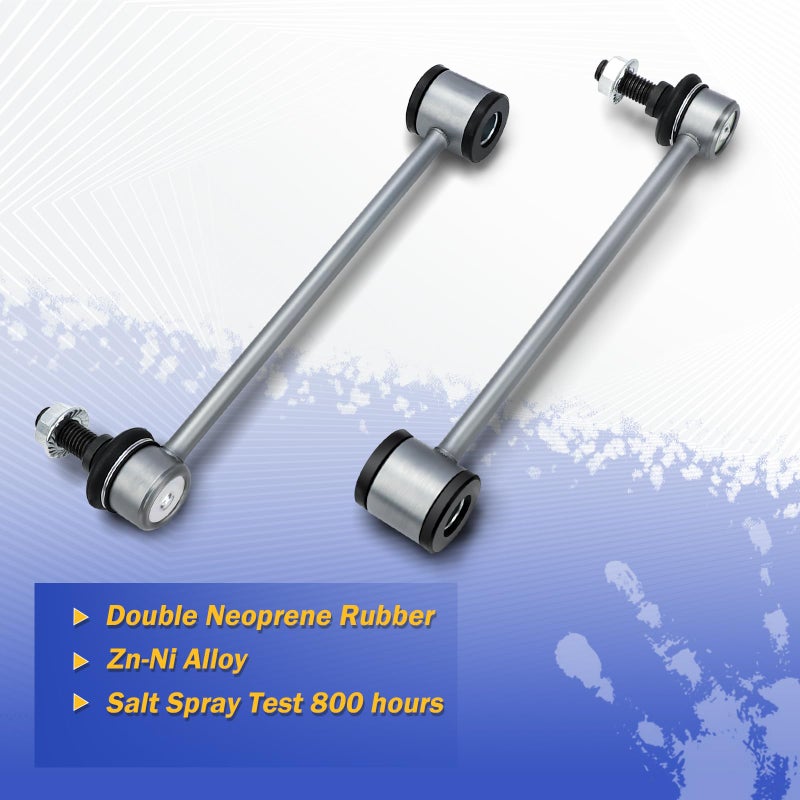 X4XZ وصلات قضيب تثبيت خلفي من سبائك الزنك والنيكل لـ 07-18 Jeep Wrangler/JK 02-20 Cadillac Escalade 00-20 GMC Yukon/XL 03-09 Hummer H2 00-20 Chevy Avalanche Suburban Tahoe يستبدل # K6700 - Image 4